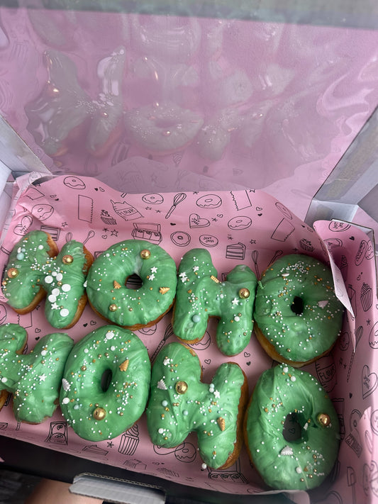 HO HO HO Donut Letter Box - Pick Up Only (wed-sun)