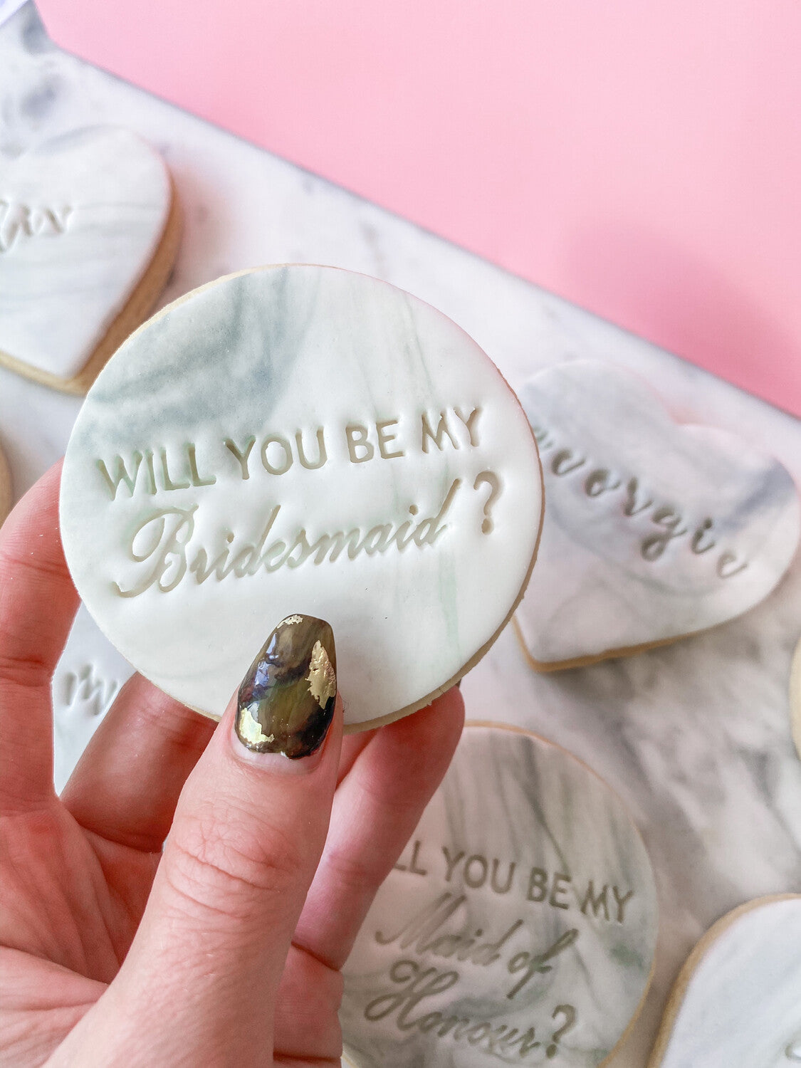 bridesmaid proposal cookies